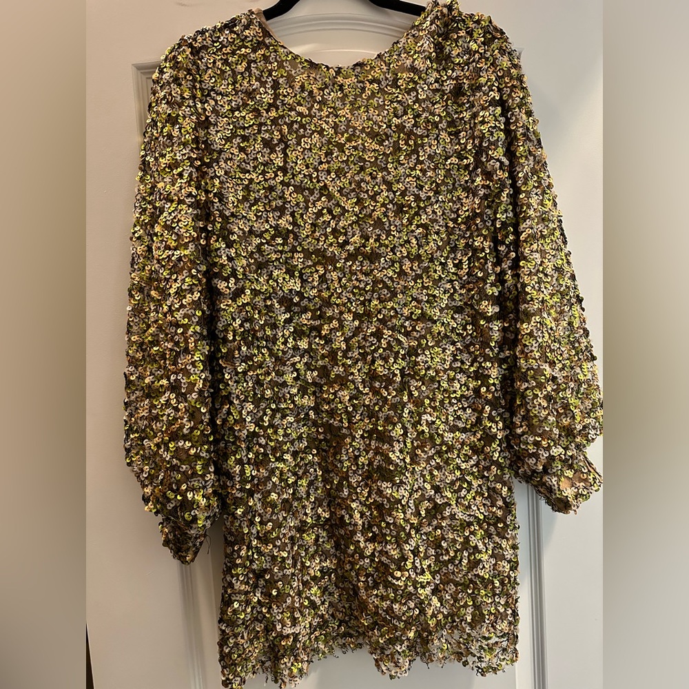 Zara sequin dress